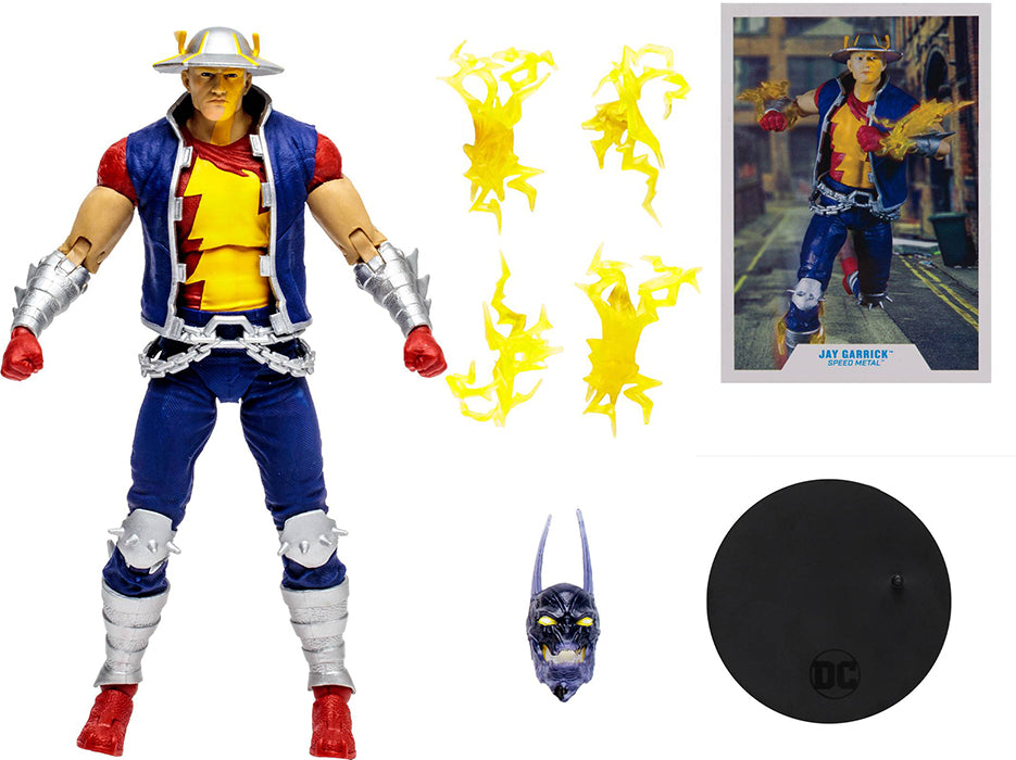 DC Multiverse Comic 7 Inch Action Figure BAF The Darkest Knight - Jay Garrick