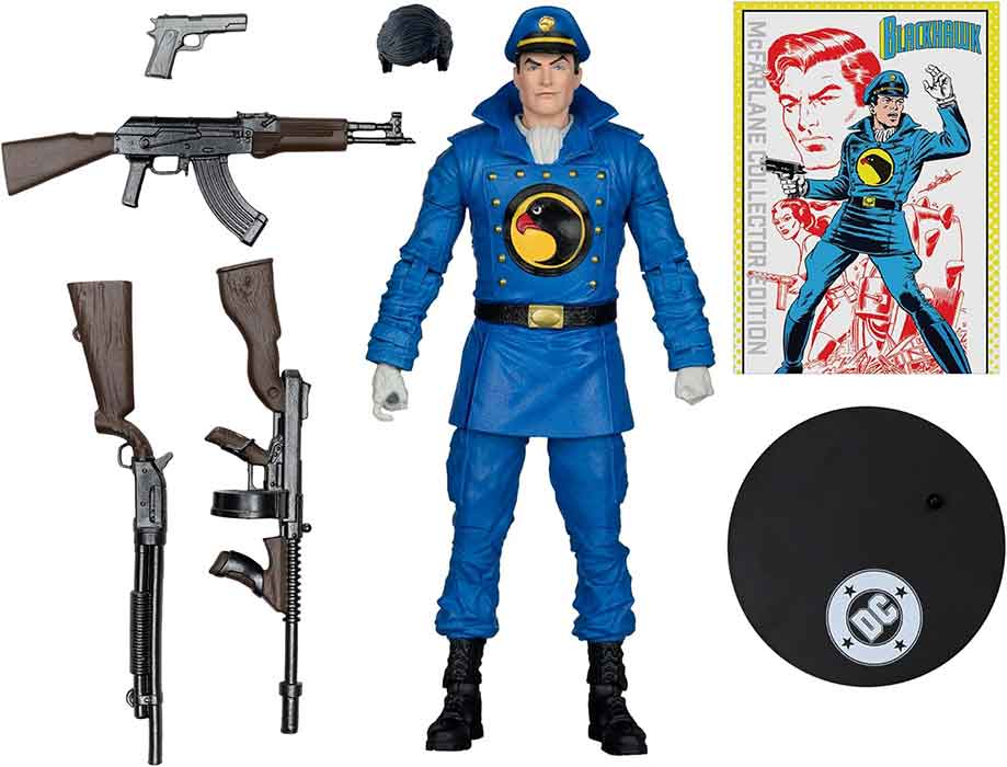 DC Multiverse DC Classic 7 Inch Action Figure Collector Edition - Blackhawk Blue Suit