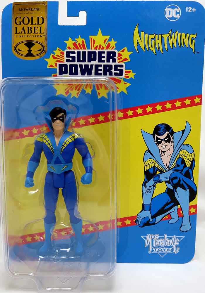DC Super Powers 4 Inch Action Figure Wave 11 Exclusive - Nightwing Gold Label