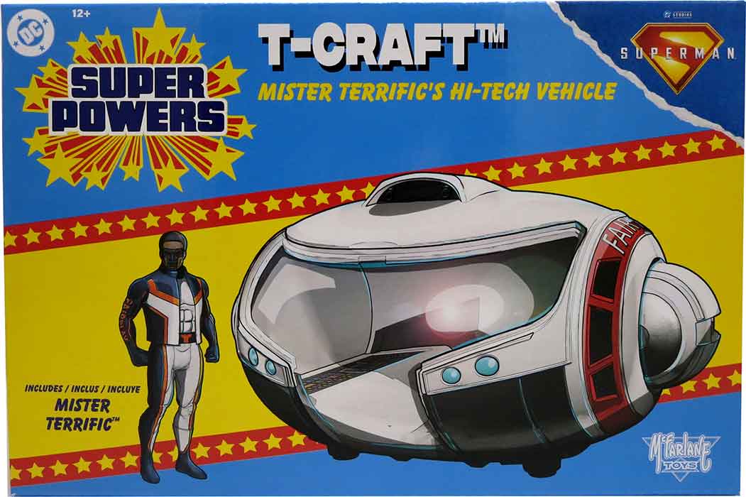 DC Super Powers 4 Inch Scale Vehicle Figure Wave 11 - T-Craft with Mister Terrific