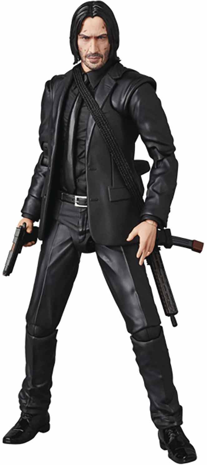 John Wick Parabellum 6 Inch Action Figure Mafex - John Wick Chapter 3