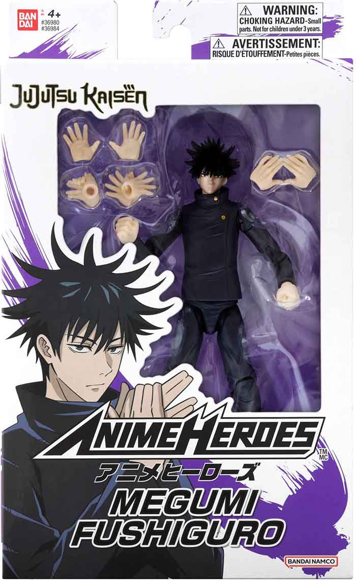 Jujutsu Kaisen 6 Inch Action Figure Anime Heroes - Megumi Fushiguro