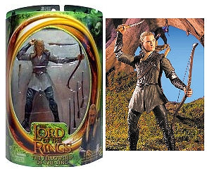 LEGOLAS GREENLEAF Fellowship Figure Series 1 Lord of the Ring Toy Biz