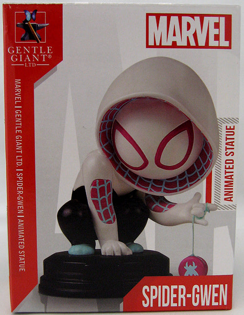 Marvel Animated Style 4 Inch Statue Figure - Spider-Gwen (Shelf Wear Packaging)