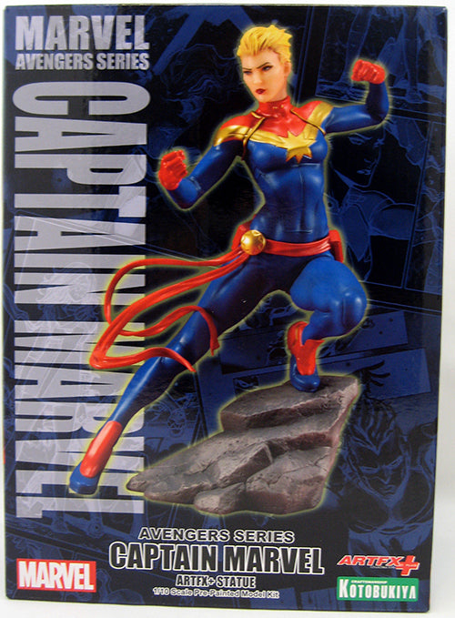 Marvel Comics Avengers Series 8 Inch Statue Figure ARTFX+ - Captain Marvel