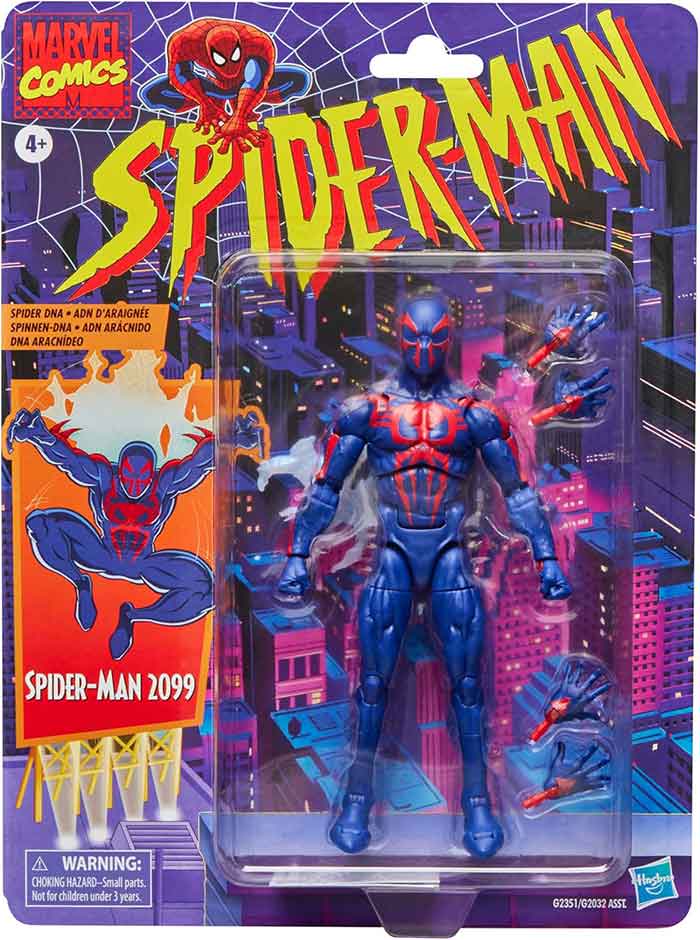 Marvel Legends Retro 6 Inch Action Figure Spider-man Wave 6 - Spider-Man 2099