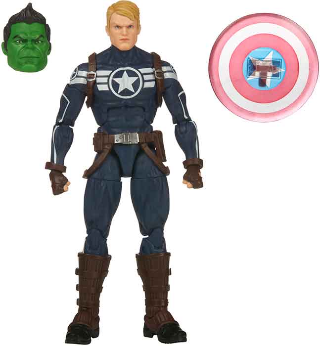 Marvel Legends The Marvels 6 Inch Action Figure BAF Totally Awesome Hulk - Commander Rogers