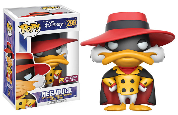 Pop Disney 3.75 Inch Action Figure Darkwing Duck - Negaduck #299 Exclusive
