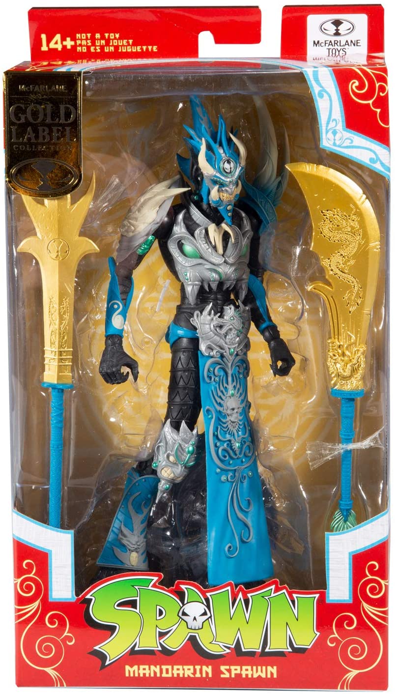 Spawn 7 Inch Action Figure Gold Label Comics Series - Blue Mandarin Spawn