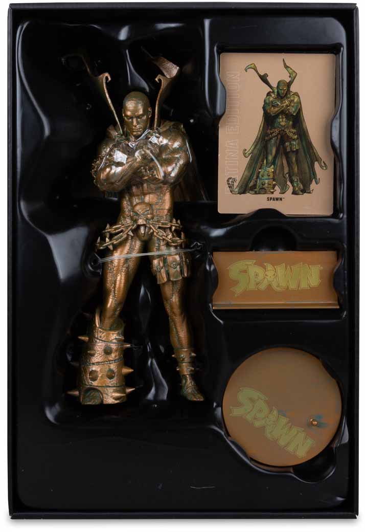Spawn Issue #311 7 Inch Action Figure Exclusive - Patina Spawn Gold Label