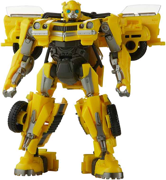 Transformers Studio Series 5 Inch Action Figure Deluxe Class (2022 Wave 5) - #100 Bumblebee (Non Mint Packaging)