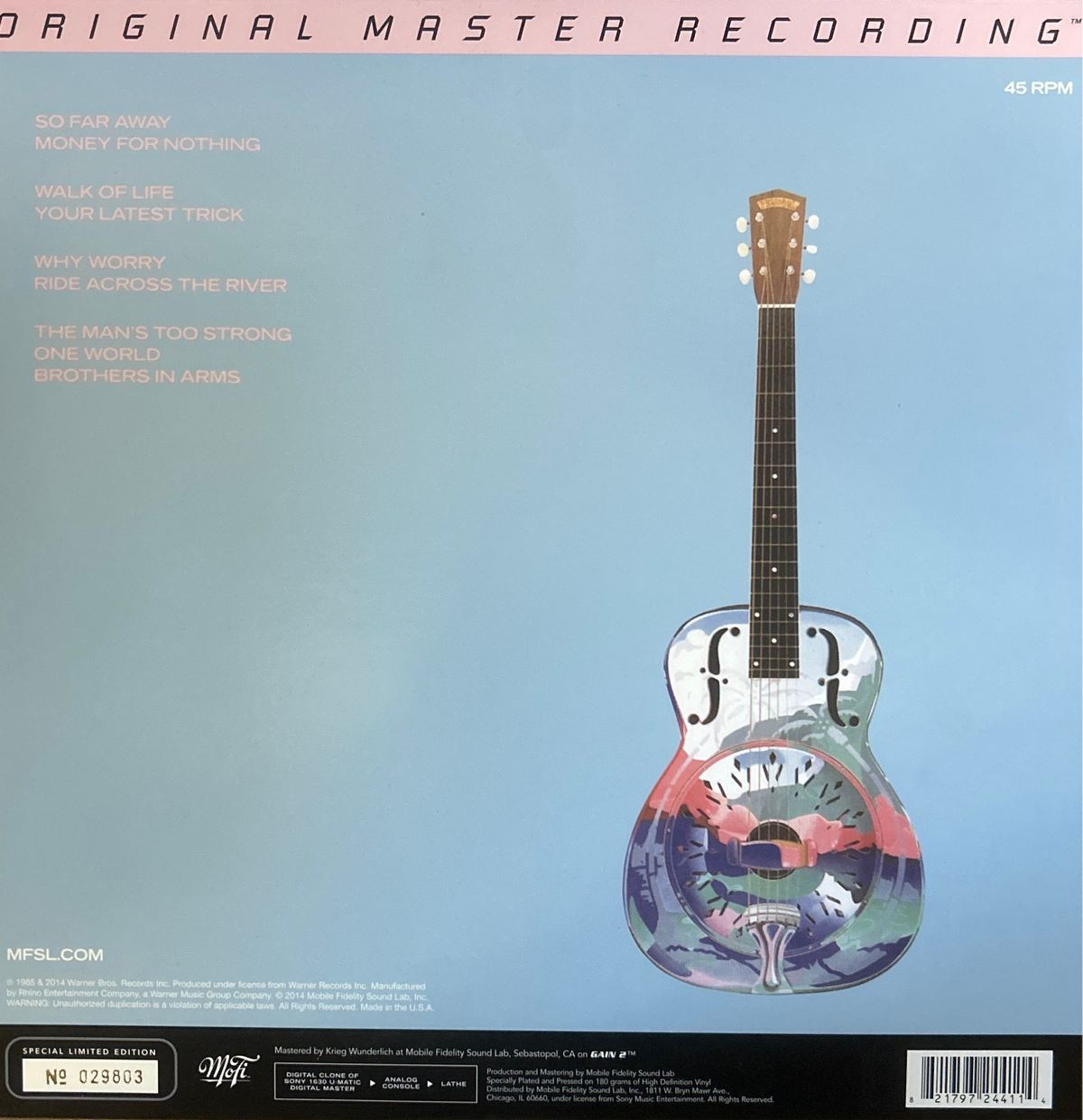 [Used LP] Dire Straits / Brothers in Arms