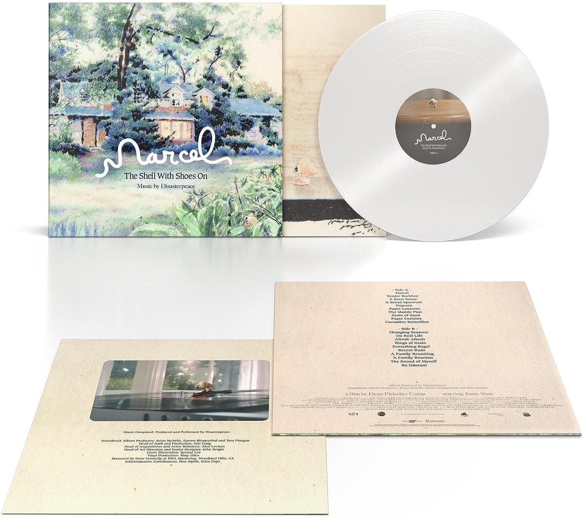 Soundtrack (Disasterpeace)/Marcel The Shell With Shoes On (White Vinyl) [LP]