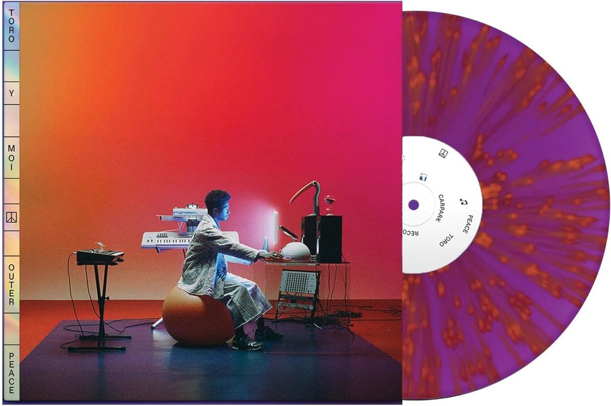 Toro y Moi/Outer Peace (Translucent Purple with Orange Splatter) [LP]