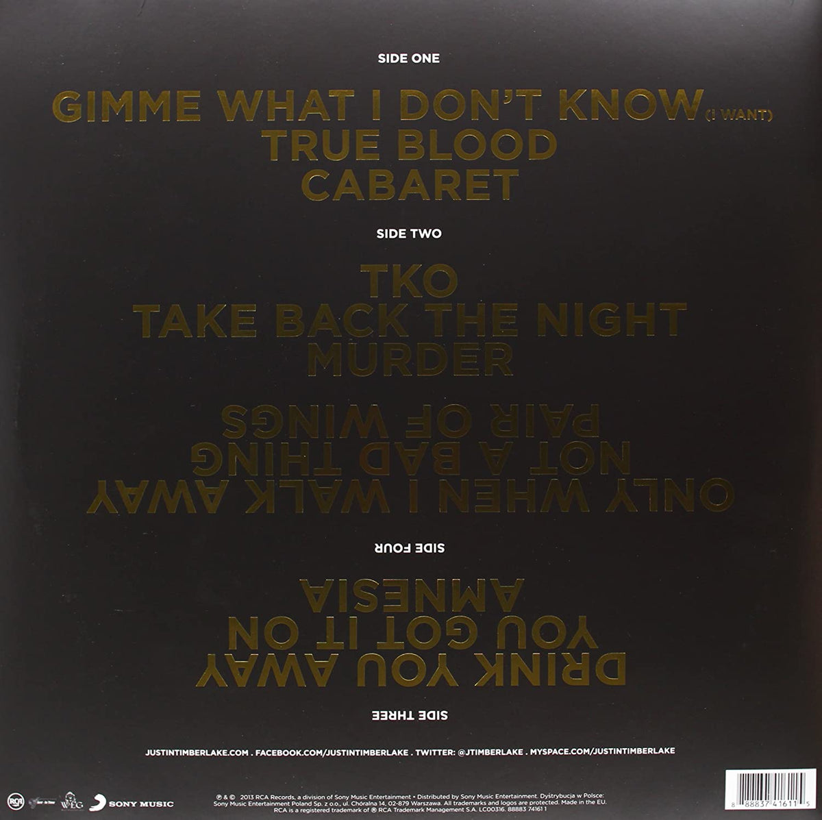 Timberlake, Justin/The 20/20 Experience 2 of 2 [LP]