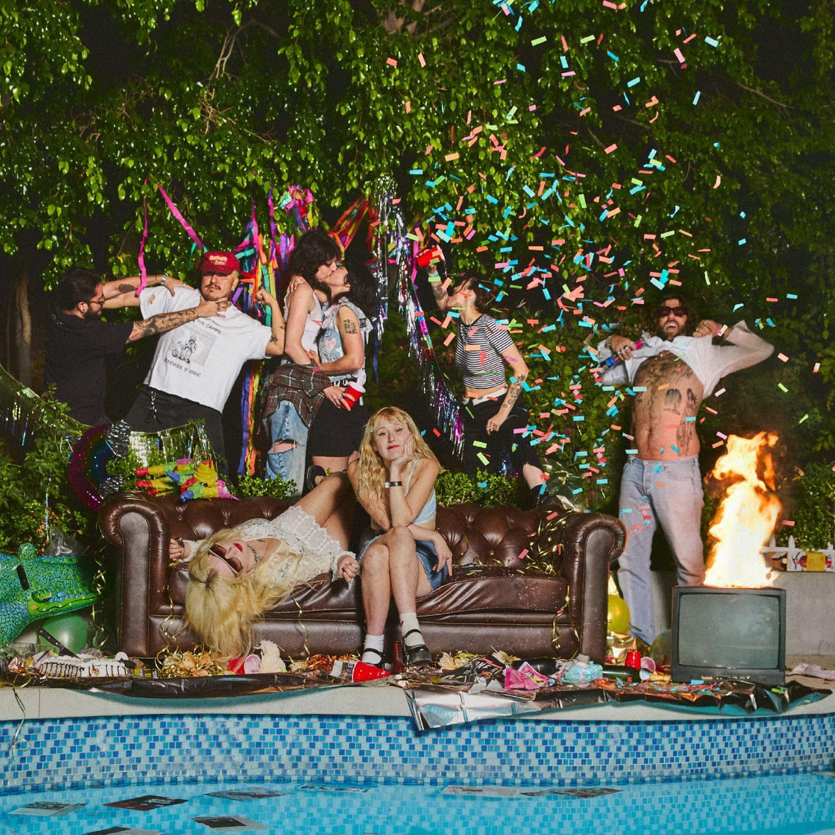 Lambrini Girls/Who Let The Dogs Out (Indie Exclusive Blue Vinyl) [LP]