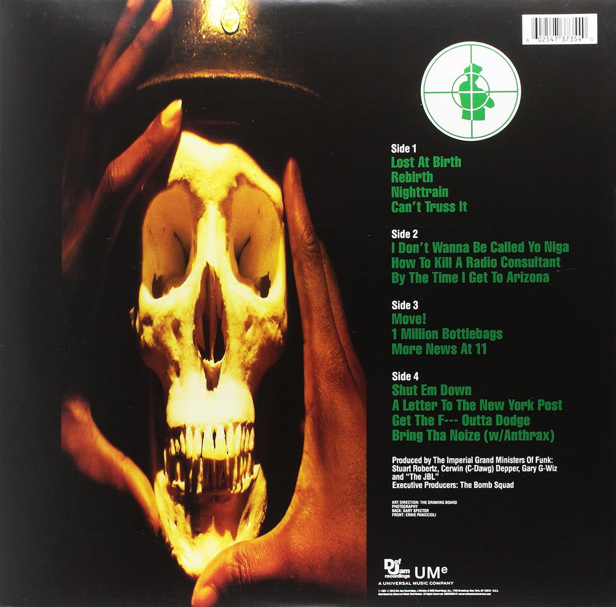 Public Enemy/Apocalypse 91 - Enemy Strikes Back (Green Vinyl) [LP]
