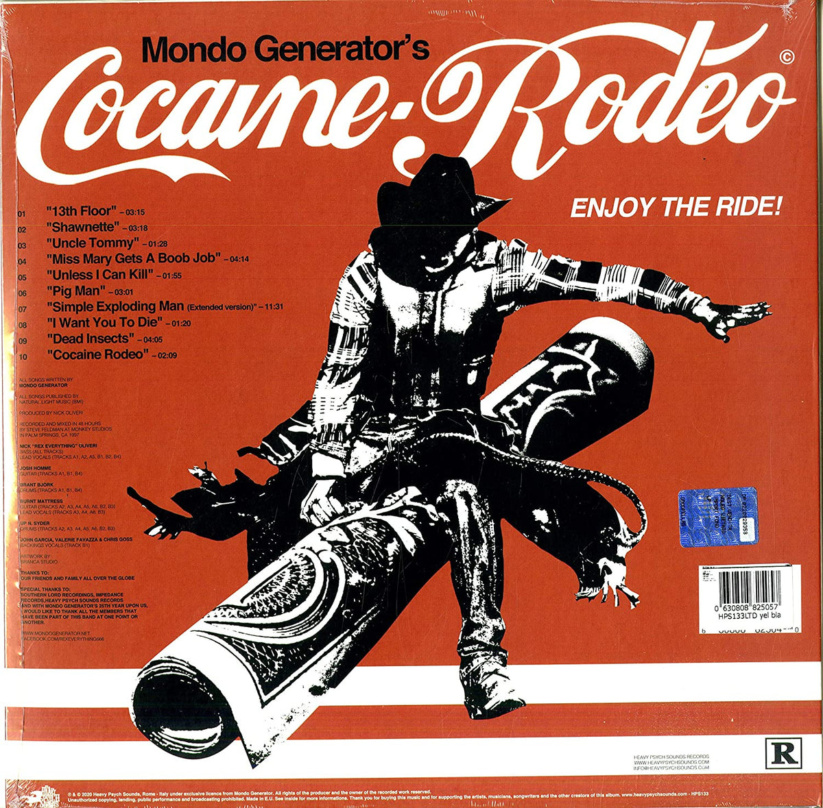 Mondo Generator/Cocaine Rodeo (Splatter Yellow/Black Vinyl) [LP]