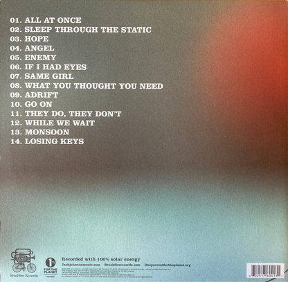 [Used LP] Johnson, Jack / Sleep Through The Static