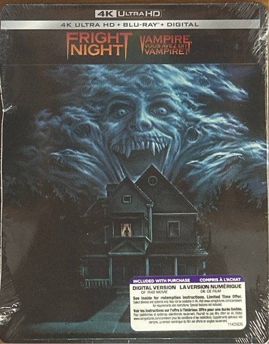[Used BluRay] Fright Night (4K-UHD Steelbook)