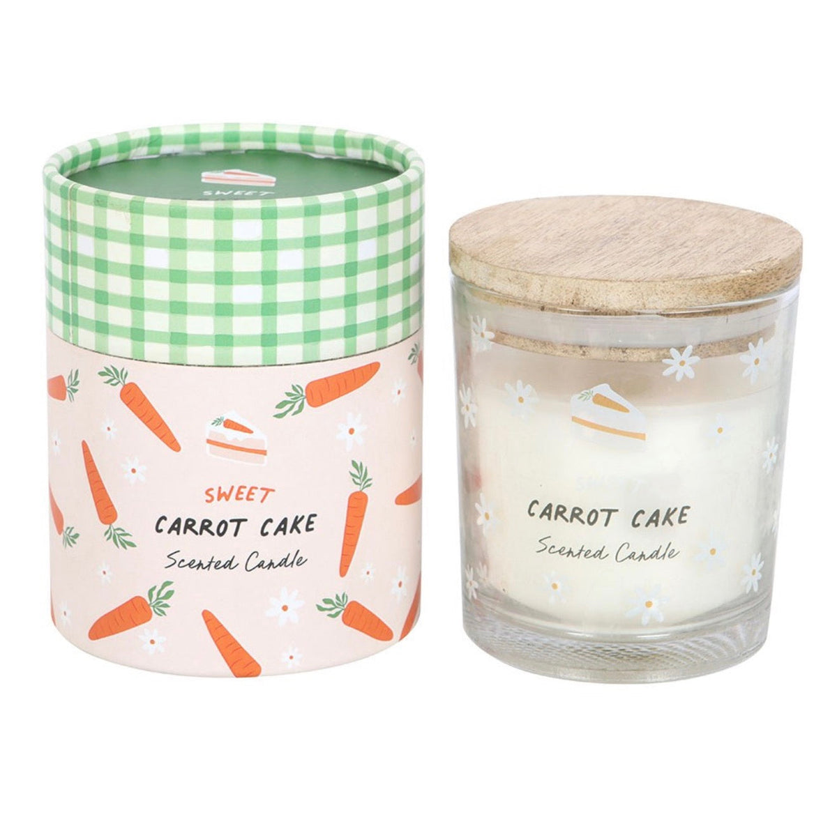 Carrot Cake Scented Candle – Sweet Easter Candle Gift, Spring Home Fragrance, Cute Kitchen Decor, Gift for Her