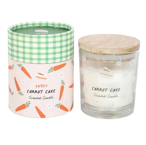 Carrot Cake Scented Candle – Sweet Easter Candle Gift, Spring Home Fragrance, Cute Kitchen Decor, Gift for Her