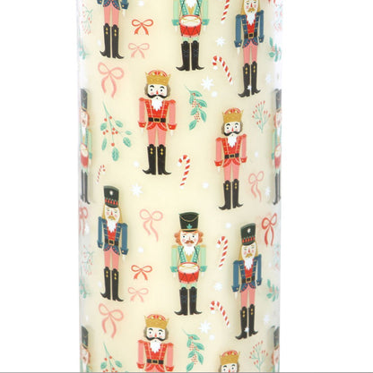 21cm Christmas Nutcracker Festive Spice Scented Tube Candle Home Fragrance Gift