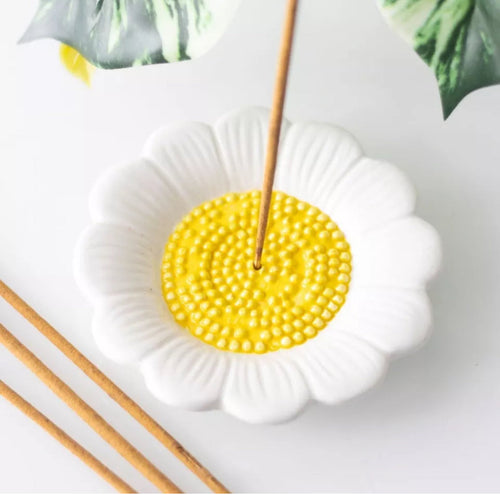 Daisy Floral Incense Stick Holder Home Ornament Decor Gifts