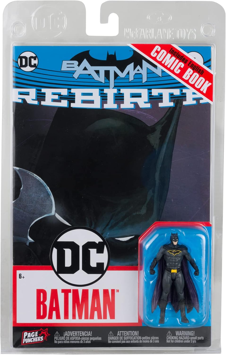 DC Direct 3 Inch Action Figure Page Punchers - Batman