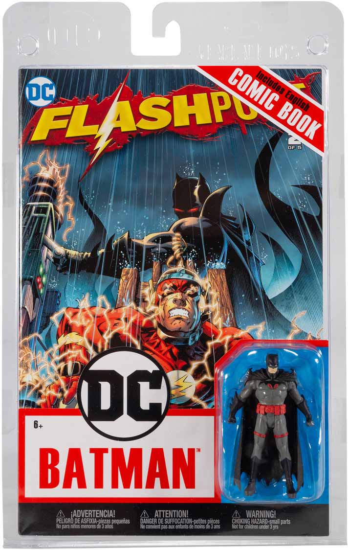 DC Direct 3 Inch Action Figure Page Punchers - Flashpoint Batman