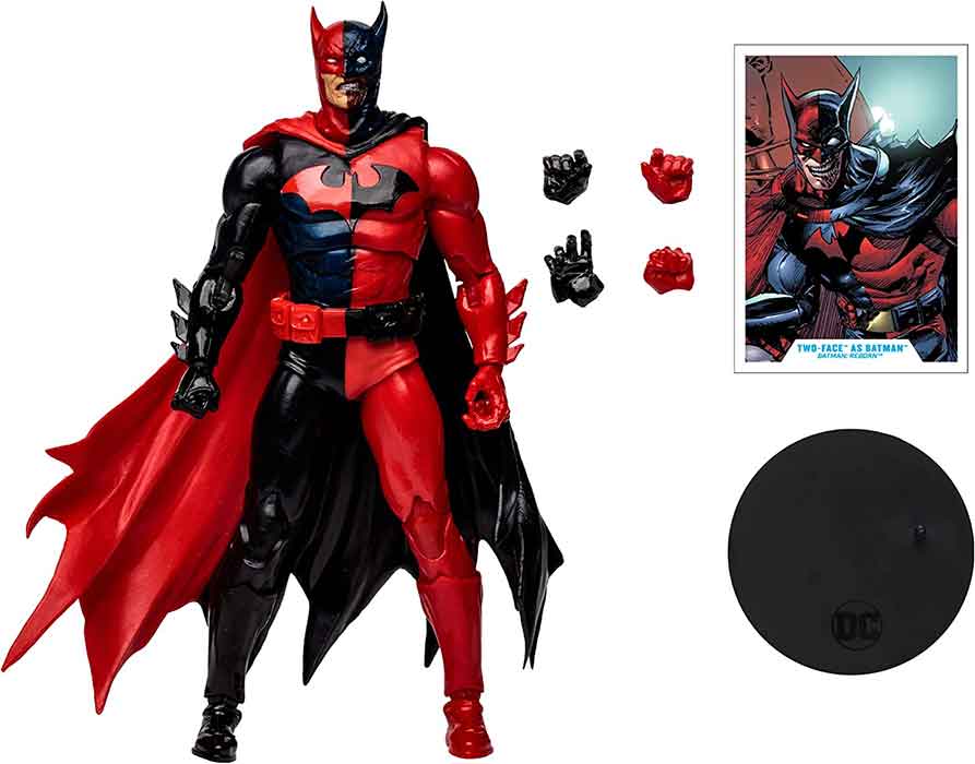 DC Multiverse Batman Reborn 7 Inch Action Figure - Two-Face As Batman