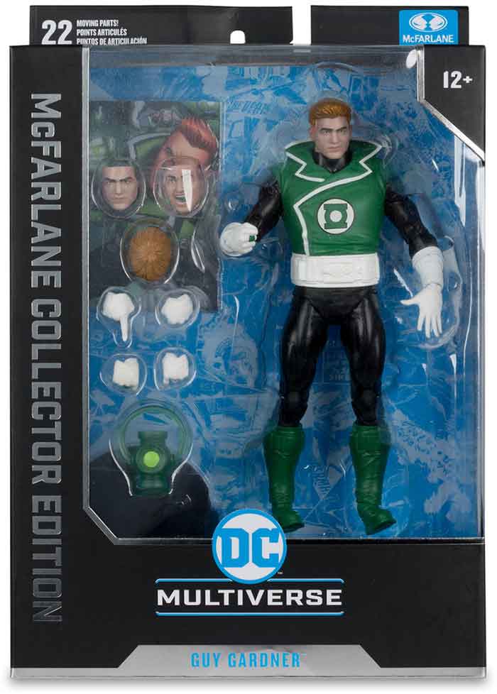 DC Multiverse Collector 7 Inch Action Figure Wave 9 - Guy Gardner (Green Lantern Corps)