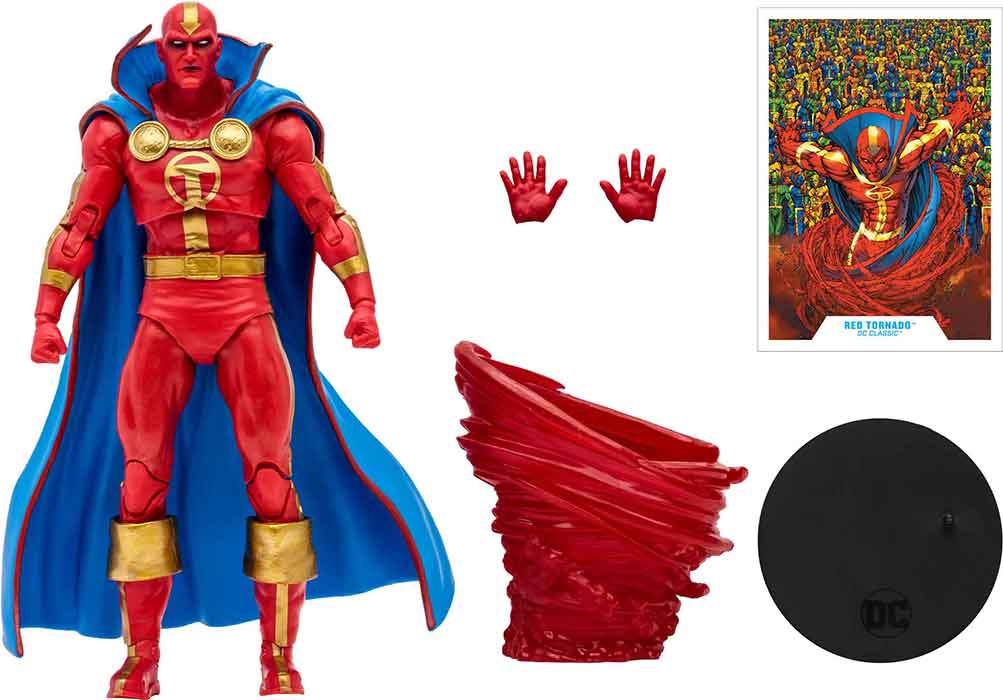 DC Multiverse DC Classics 7 Inch Action Figure Exclusive - Red Tornado Gold Label