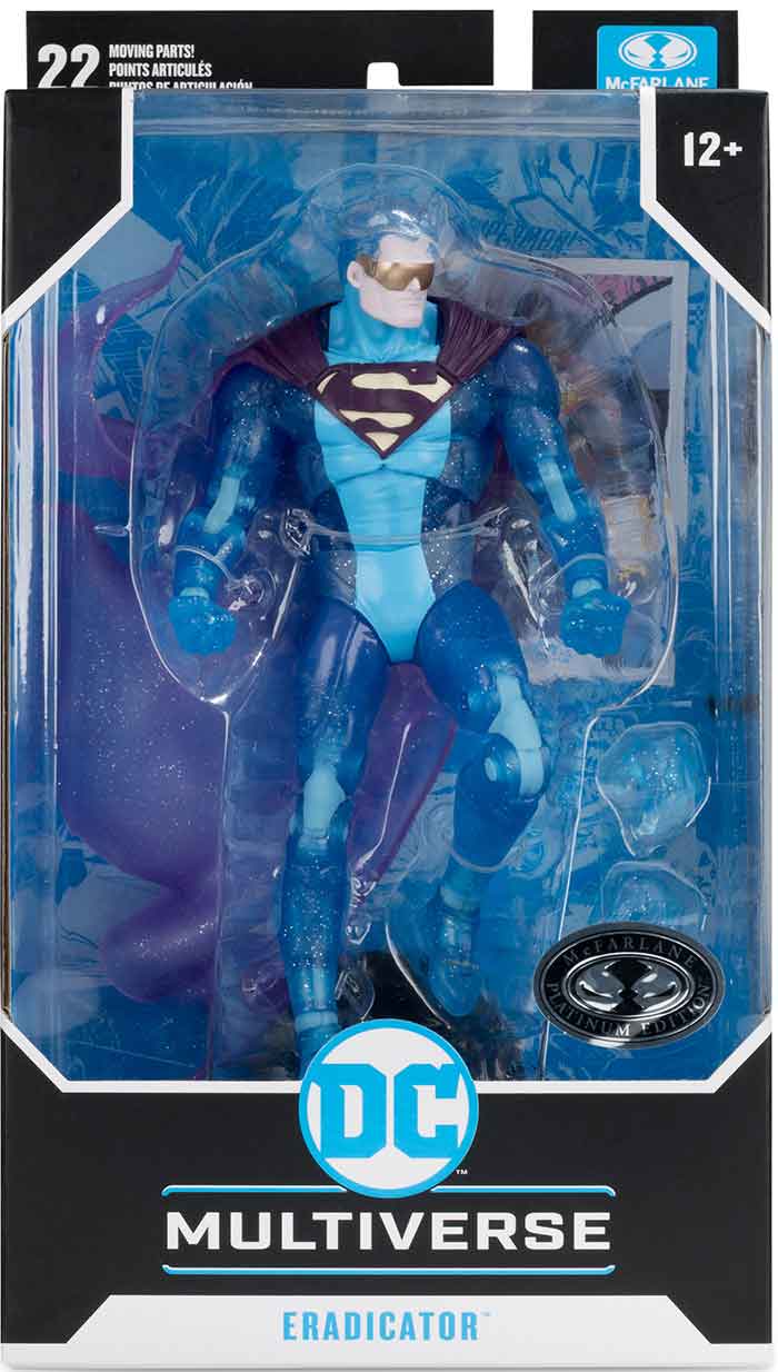 DC Multiverse The Return of Superman 7 Inch Action Figure Exclusive - Blue Energy Eradicator Platinum