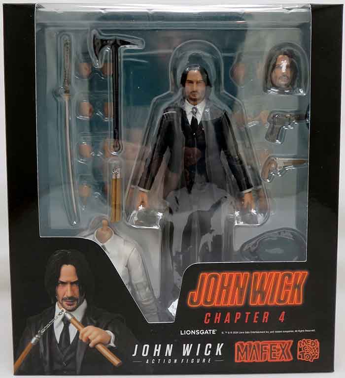 John Wick Chapter 4 6 Inch Action Figure Mafex - John Wick #212