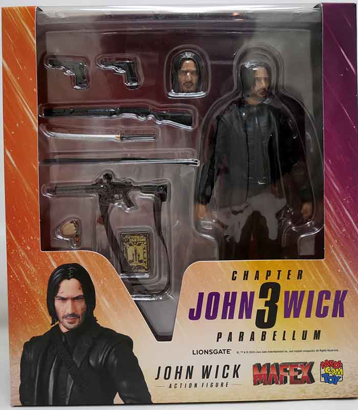 John Wick Parabellum 6 Inch Action Figure Mafex - John Wick Chapter 3