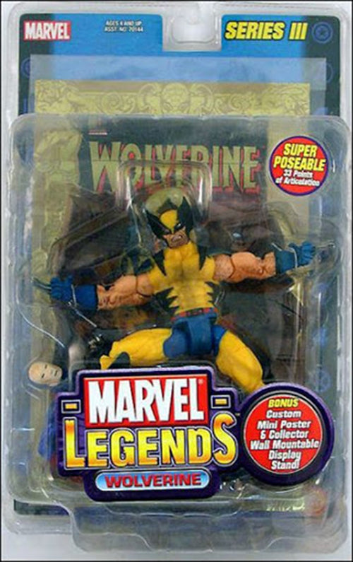 Marvel Legends 6 Inch Action Figure Series 3 - Wolverine (Sub-Standard Packaging)
