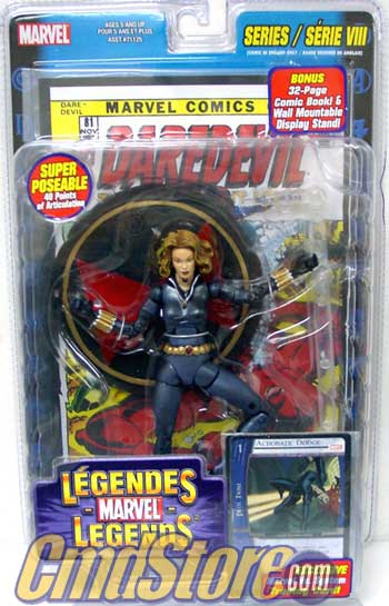 Marvel Legends 6 Inch Action Figure BAF Man Thing - Black Widow Blonde Variant