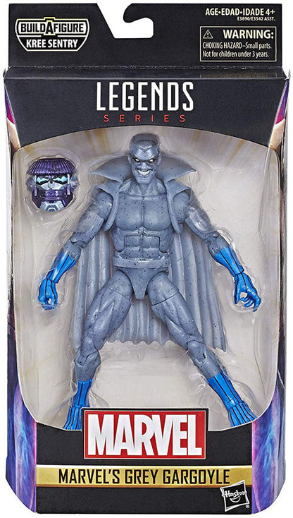 Marvel Legends Captain Marvel 6 Inch Action Figure BAF Kree Sentry - Grey Gargoyle