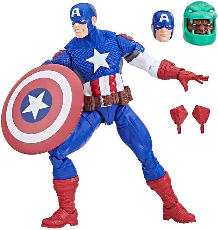 Marvel Legends Comics 6 Inch Action Figure BAF Puff Adder - Captain America Ultimates