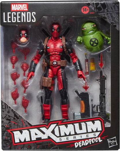 Marvel Legends Deadpool 6 Inch Action Figure Maximum Series - Deadpool & Doop