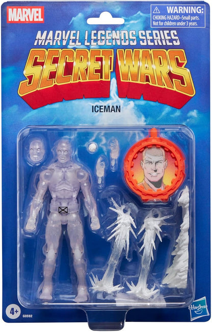 Marvel Legends Retro 6 Inch Action Figure Secret Wars - Iceman