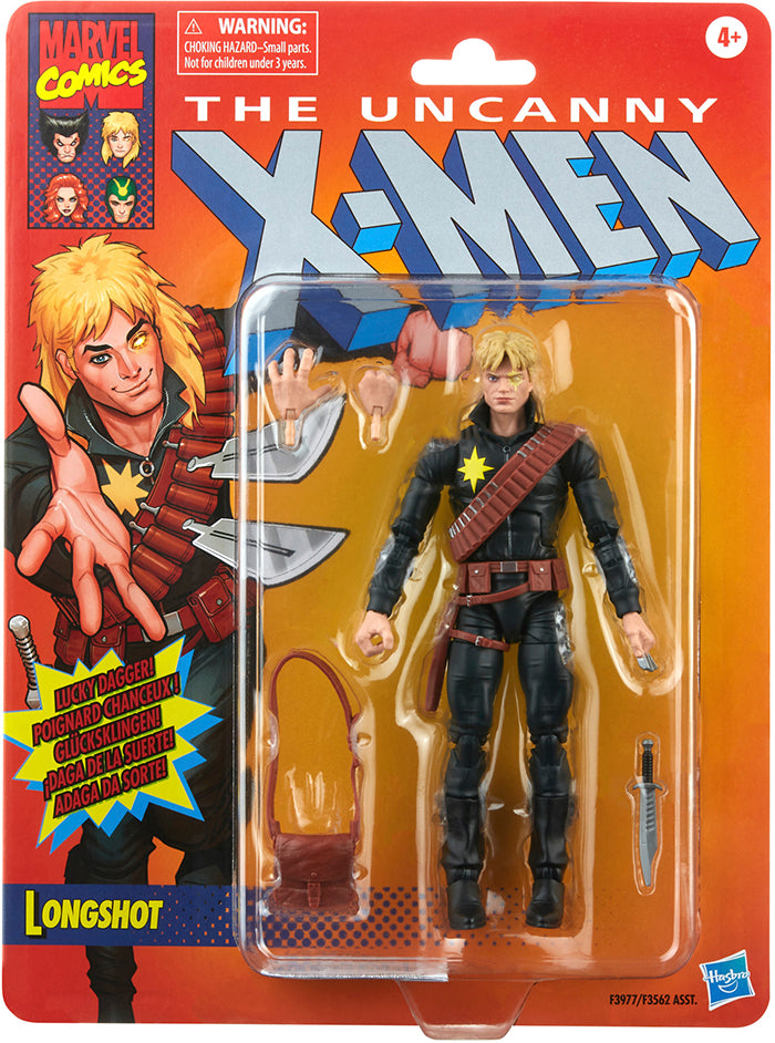 Marvel Legends Retro 6 Inch Action Figure X-Men Classic Series 2 - Longshot