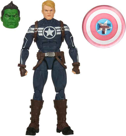 Marvel Legends The Marvels 6 Inch Action Figure BAF Totally Awesome Hulk - Commander Rogers