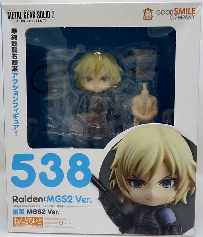 Metal Gear Solid 4 Inch Action Figure Nendoroid - Raiden (MSG2 Ver.)