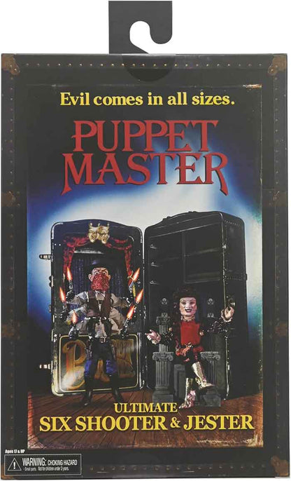 Puppet Master 7 Inch Action Figure Ultimate 2-Pack - Six-Shooter & Jester