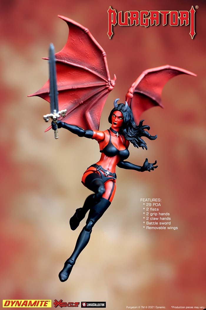Purgatori Dynamite Comics 6 Inch Action Figure 1/12 Scale - Purgatori