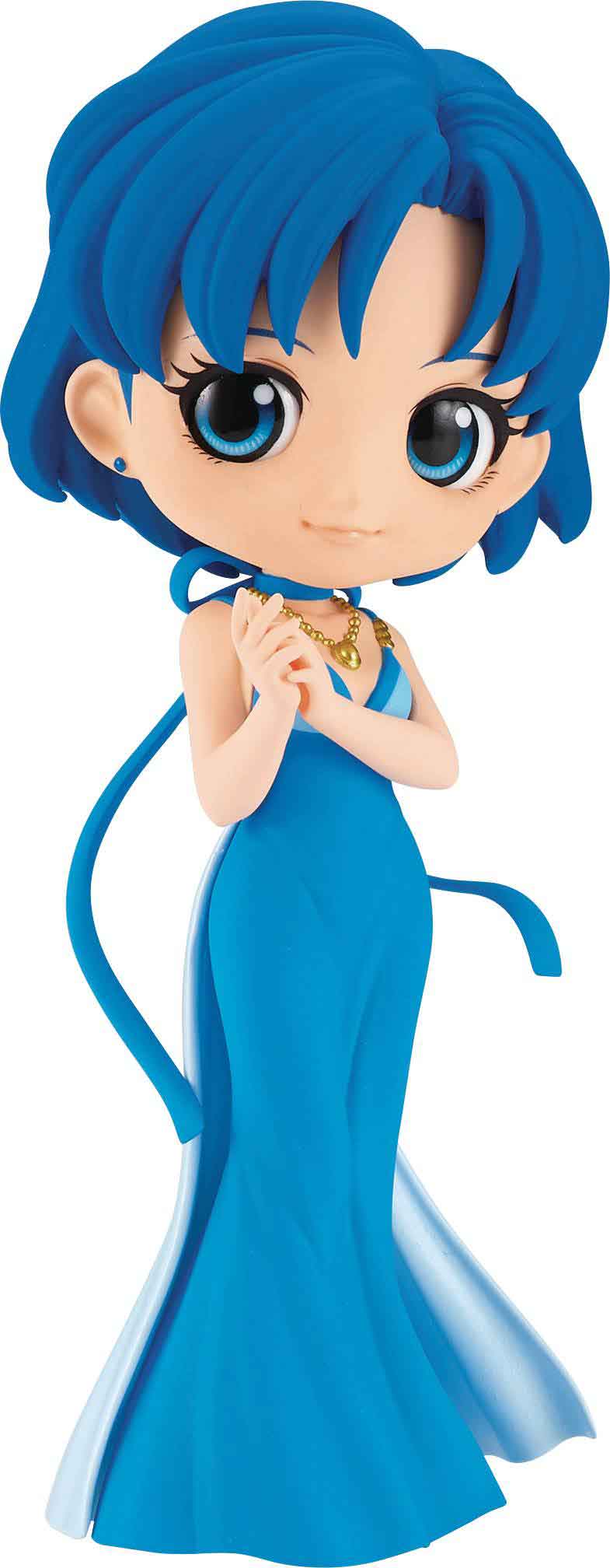 Sailor Moon Pretty Guardian 5 Inch Static Figure Q-Posket - Princess Mercury