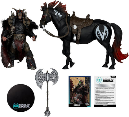 Spawn The Dark Ages 7 Inch Scale Action Figure 2-Pack - Bloodaxe with Horse