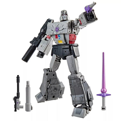 Transformers Studio Series 7 Inch Action Figure Leade Class Exclusive - Battle Damaged Megatron